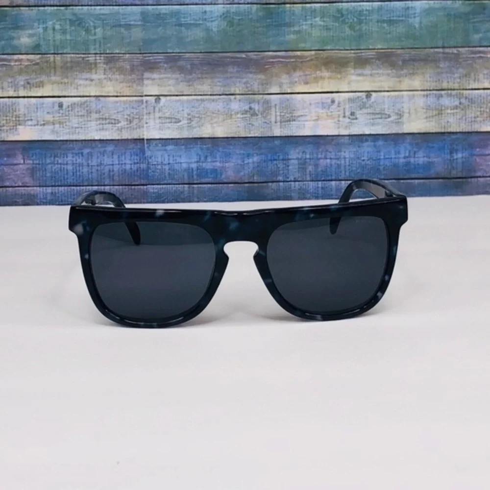 KOMONO Bennet Indigo Demi Sunglasses NEW blue tortoise